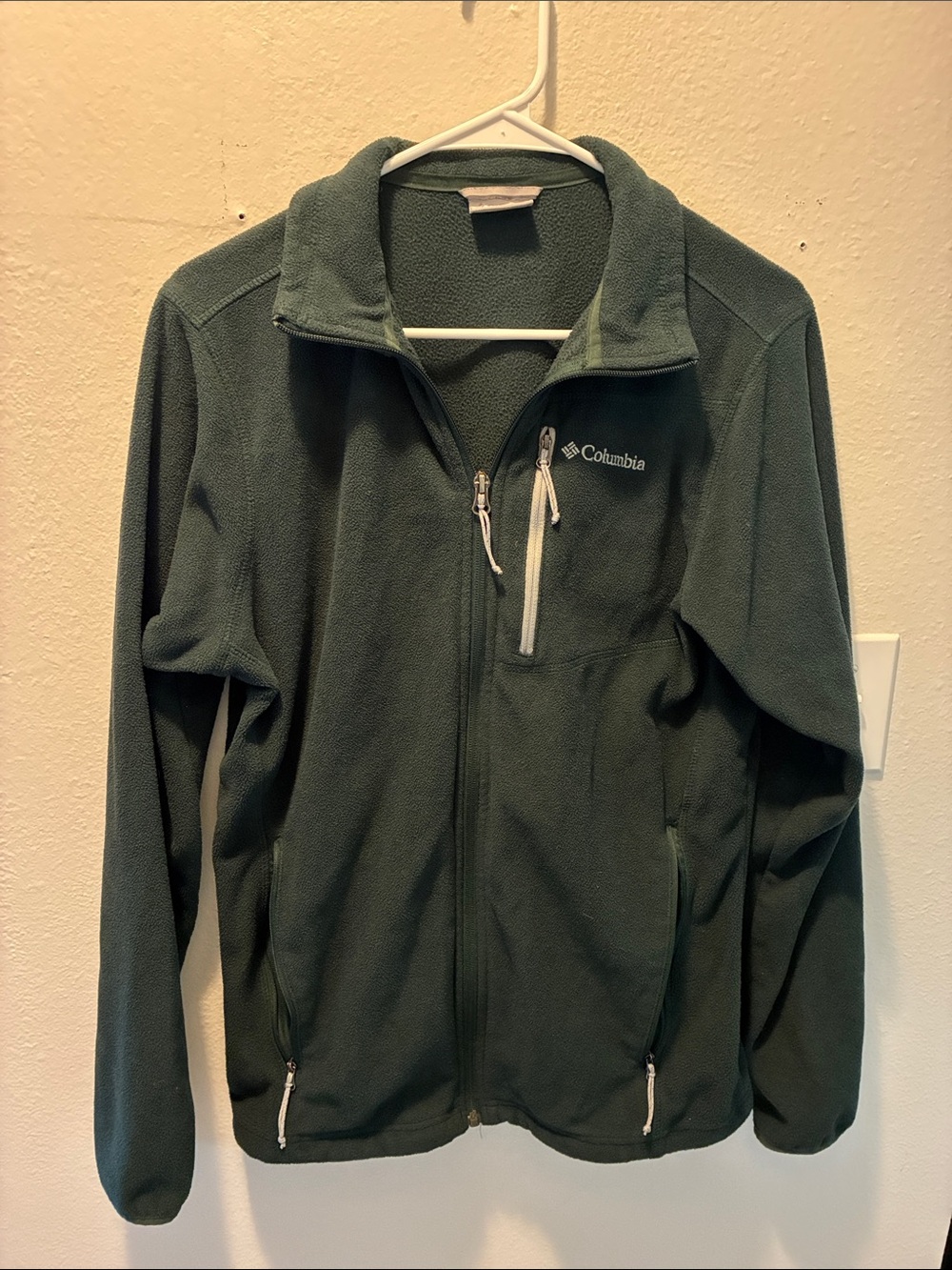 Columbia Women's Dark Green Teddy Fleece Jacket